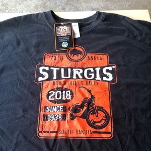 2018 Sturgis Black Hills Rally. NWT 78th annual tee XL